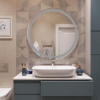 Зеркало MIXLINE "Оливия" D700 сенсорный выключатель, светодиодная подсветка