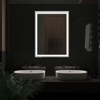 Зеркало MIXLINE "Мелис" 600*800 (ШВ) сенсорный выключатель, светодиодная подсветка