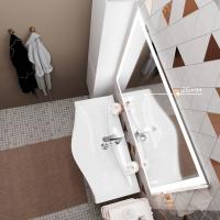 Зеркало MIXLINE "Минио" 1000*800 (ШВ) сенсорный выключатель, светодиодная подсветка