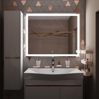 Зеркало MIXLINE "Минио" 1000*800 (ШВ) сенсорный выключатель, светодиодная подсветка