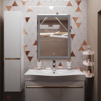 Зеркало MIXLINE "Минио" 600*800 (ШВ) сенсорный выключатель, светодиодная подсветка