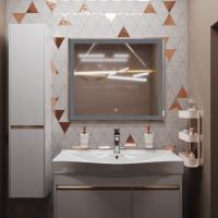 Зеркало MIXLINE "Минио" 800*700 (ШВ) сенсорный выключатель, светодиодная подсветка