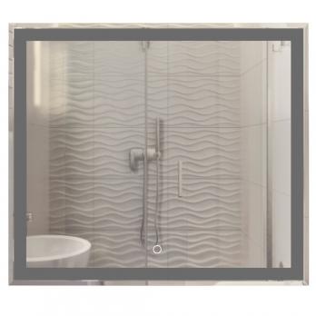 Зеркало MIXLINE "Минио" 800*700 (ШВ) сенсорный выключатель, светодиодная подсветка