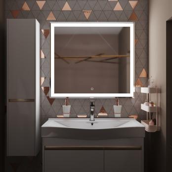 Зеркало MIXLINE "Минио" 900*800 (ШВ) сенсорный выключатель, светодиодная подсветка