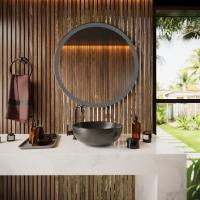 Зеркало MIXLINE "Мия" D700 сенсорный выключатель, светодиодная подсветка