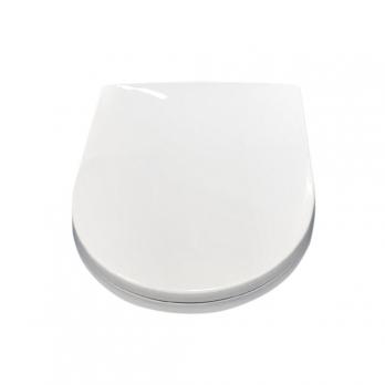 Сиденье для унитаза  белое АНИ ПЛАСТ WS0300 пласт. креп. (Элеганс,Комфорт,Алькор,Бореаль, Универсал)