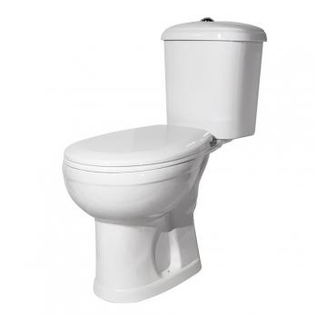 Унитаз-компакт "Дора" белый Комфорт(гориз, нижн, сид м/лифт, арм) (Ст.Оскол)