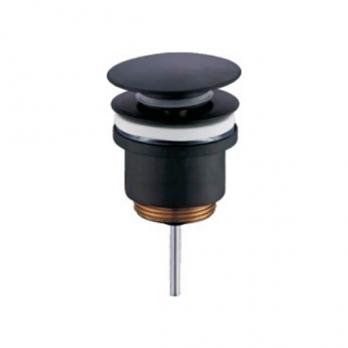 Выпуск для сифона click-clack цельномет. пробка 63мм без перелива F62-7 FRAP ЧЕРНЫЙ