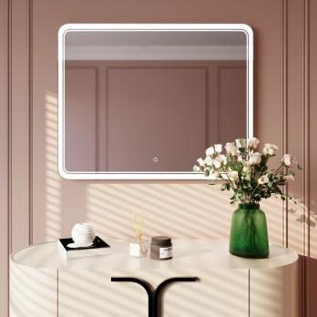 Зеркало MIXLINE "Умберто" 1000*800 (ШВ) сенсорный выключатель, светодиодная подсветка