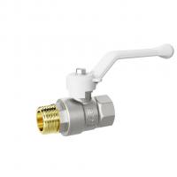 Кран шаровой 1/2'' вн/нар рукоятка БЕЛАЯ LD PRIDE