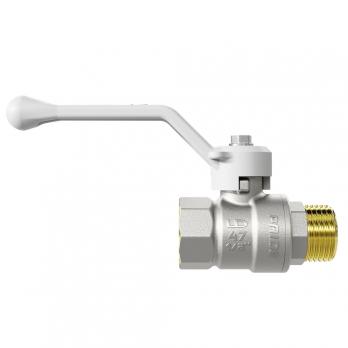 Кран шаровой 1/2'' вн/нар рукоятка БЕЛАЯ LD PRIDE