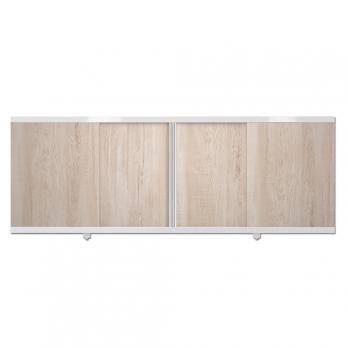 Экран для ванной купе 1,5 (беленый дуб)