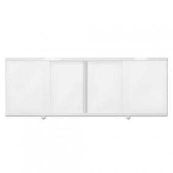 Экран для ванной купе 1,5 (белый глянец)