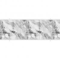 Экран для ванны ПРЕМИУМ А (алюм. профиль) 1,5 серый мрамор