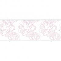 Экран для ванны ПРЕМИУМ А (алюм. профиль) 1,7 светло-розовый