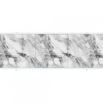 Экран для ванны ПРЕМИУМ А (алюм. профиль) 1,7 серый мрамор