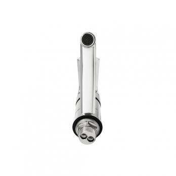 Смеситель для кухни 40к F45701-B FRAP (кор. плоск. пов. излив, хром, п/гайку, силумин)