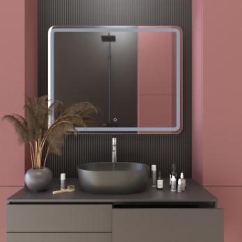 Зеркало MIXLINE "Альдо" 1000*800 (ШВ) сенсорный выключатель, светодиодная подсветка