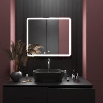 Зеркало MIXLINE "Альдо" 800*700 (ШВ) сенсорный выключатель, светодиодная подсветка