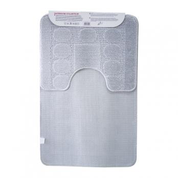 Набор ковриков д/ванной Zalel  2 пр. 55х90 (серый)