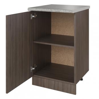 Стол разделочный 50 шимо/ясень темный, столешница гранит пёстрый