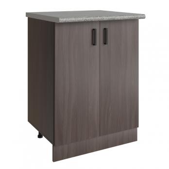 Стол разделочный 60 шимо/ясень темный, столешница гранит пёстрый