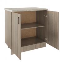 Стол разделочный 80 шимо/ясень светлый, столешница гранит пёстрый