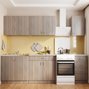 Стол разделочный 80 шимо/ясень светлый (1 ящик), столешница гранит пёстрый