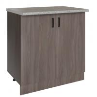 Стол разделочный 80 шимо/ясень темный, столешница гранит пёстрый