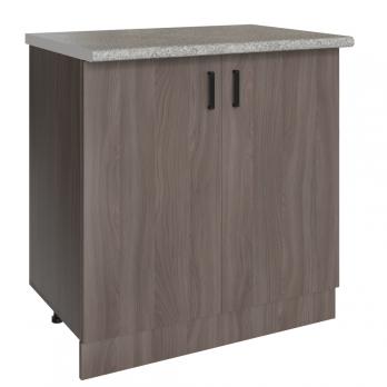 Стол разделочный 80 шимо/ясень темный, столешница гранит пёстрый