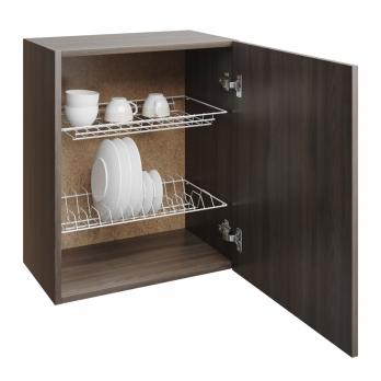 шкаф навесной кухонный с сушкой 50 шимо/ясень темный