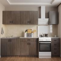 шкаф навесной кухонный с сушкой 60 шимо/ясень темный