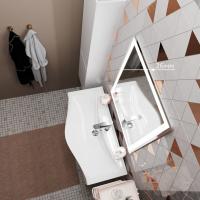 Зеркало MIXLINE "Минио-2" 600*800 (ШВ) сенсорный выключатель, светодиодная подсветка + подогрев