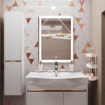 Зеркало MIXLINE "Минио-2" 600*800 (ШВ) сенсорный выключатель, светодиодная подсветка + подогрев