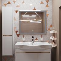 Зеркало MIXLINE "Минио-2" 800*700 (ШВ) сенсорный выключатель, светодиодная подсветка + подогрев