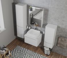 Зеркальный шкаф MIXLINE "ВИКТОРИЯ" 600*800 (ШВ) правый, сенсорный выкл, светодиодная подсветка