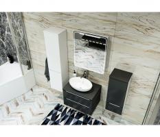 Зеркальный шкаф MIXLINE "ВИКТОРИЯ" 700*800 (ШВ) 2 ств,правый, сенсорный выкл, светодиодная подсветка