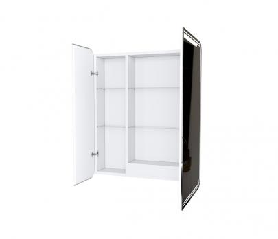 Зеркальный шкаф MIXLINE "ВИКТОРИЯ" 700*800 (ШВ) 2 ств,правый, сенсорный выкл, светодиодная подсветка