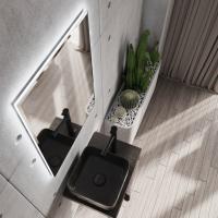 Зеркало MIXLINE "Алмина" 600*800 (ШВ) сенсорный выключатель, светодиодная подсветка