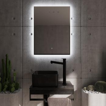 Зеркало MIXLINE "Алмина" 600*800 (ШВ) сенсорный выключатель, светодиодная подсветка