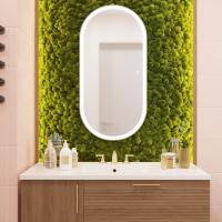 Зеркало MIXLINE "Виола" 500*1000 (ШВ) сенсорный выкл., светодиодная подсветка гор/верт крепеж