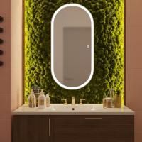 Зеркало MIXLINE "Виола" 500*1000 (ШВ) сенсорный выкл., светодиодная подсветка гор/верт крепеж