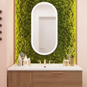 Зеркало MIXLINE "Виола" 500*1000 (ШВ) сенсорный выкл., светодиодная подсветка гор/верт крепеж