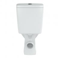 Унитаз-компакт "Рим" белый (гориз, нижн, сид. полип.м/лифт, 2-кн.арм. Oliv) (Rosa)