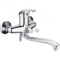 Смеситель для ванны и раковины 40к HB2203 HAIBA див корп L-нос