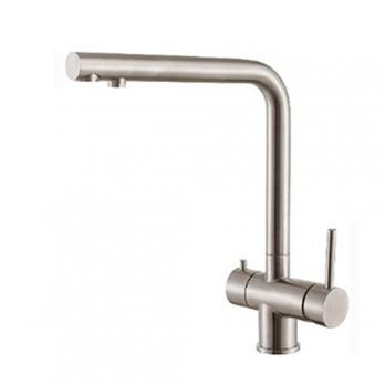 Смеситель для кухни 35к HB70304-1 HAIBA с вых. для питьевого фильтра НЕРЖ^