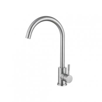 Смеситель для кухни 35к HB71304-3 HAIBA боковая б/отв п/гайку НЕРЖ