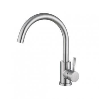 Смеситель для кухни 35к HB72304-3 HAIBA боковая б/отв п/гайку НЕРЖ