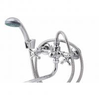 Смеситель для ванны и раковины 1/2 кер ПРОФСАН ПСМ-150-К89 "СТАНДАРТ-Б" эксцентрики "РУС", ХРОМ