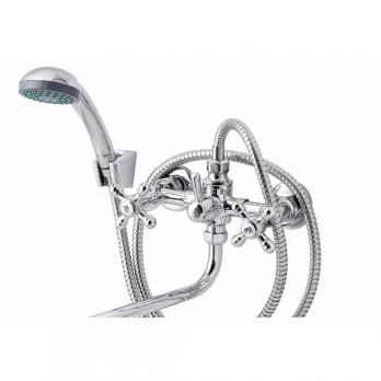 Смеситель для ванны и раковины 1/2 кер ПРОФСАН ПСМ-150-К89 "СТАНДАРТ-Б" эксцентрики "РУС", ХРОМ